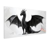 Anime Diamond Art Kits Adults, 5D Diamond Painting Dragon 2025 Design New, Square Full Drill Crystal Art Kit, DIY Cross Stitch Painting Set for Gifts and Christmas Living Home Room Decor 70x30cm Q-57