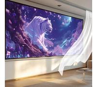 Anime Diamond Art Tiger Diamond Painting Kit 12x24 Inch, 5D Full Square Drill Crystal Art Craft Kits Beginner Adults Hobbies for Women Relax, Large Paintings Gem Canvas for Home Wall Room Decor qL100