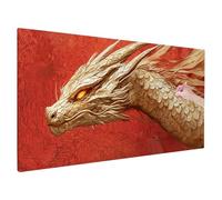 Anime Diamond Painting Kit for Beginners, Large Diamond Arts and Crafts for Adults 200x80cm, 5D DIY Crystal Art Dragon Pattern, Gem Art and Hobbies for Adults Women, Christmas Decorations, Gifts Q-89