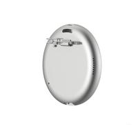 Anime Digital Badge Real-Time Translation HD Touch Screen Video Recording Wearable for Comic Con 1.7 Inch(White)