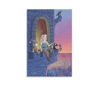 Anime Disenchantment Poster 2 Painting On Canvas Wall Art Poster Scroll Picture Print Walls Decor Home Posters 12x18inch(30x45cm)