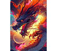 Anime Dragon 1000 Piece Jigsaw Puzzles for Adults Colourful Fun Challenging & Brainteasing Educational Learning Gift Present for Children Boys Girls 1000 Piece Puzzle for Adults
