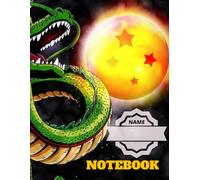 Anime Dragon Ball Notebook | 8.5"x11" | 150 pages | Ideal for School & Collage | Gift Anime Lovers