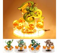 Anime Dragon Ball Z Shenron Lamp Super Saiyan Goku Action Figure Dragon Ball shenlong Model light Base Collection Gift rgb lamp yellowball1
