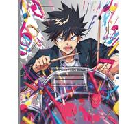 Anime Drummer Composition Notebook College Ruled School Notes Journal Gift For Drumming Fans Students And Teachers: Aesthetic Anime Drummer College Ruled Notebook