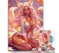 Anime Elf Girl 1000 Piece Jigsaw Puzzle for Adults And Teenagers,Educational Games Wall Decoration Unique Birthday And Xmas Gifts (50x75cm)