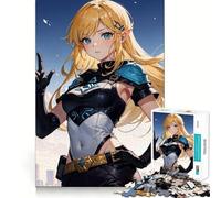 Anime Elf Girl Jigsaw for Adults 1000 Pieces Brain Memory Game Laser Cut for Flawless Fit Unique Gift for Stress Relief (50x75cm)