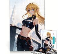 Anime Elf Girl Jigsaw Puzzles for Adults 1000 Think Boost Game Precise Interlock Structure Easy to Learn Family Enjoyment (50x75cm)
