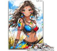 Anime Elf Girl Puzzles 1000 Pieces for Teenagers,Challenging To Complete But Fun And Humorous Unique Home Decor And Gifts (38x52cm)