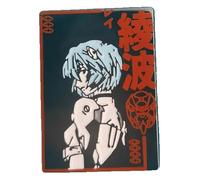 Anime Enamel Pin Ayanami Rei Brooches Badge Accessories, Klein, Non-precious metal
