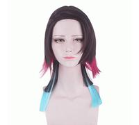 Anime Enmu Cosplay Wig Synthetic Hair Halloween Costume Kimetsu No Yaiba Party Play Wigs For Women
