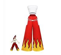 Anime Erza Scarlet Cosplay Costume Women's Uniform Set Halloween Outfit,XL-Red