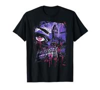 Anime European Goth Castle Sad Vision Abstract Art Graffiti T-Shirt