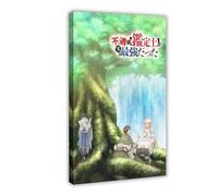 Anime Even Given The Worthless “Appraiser”Class, I’m Actually The Strongest Poster 1 Canvas Poster Wall Art Decor Print Picture Paintings for Living Room Bedroom Decoration 16x24inch(40x60cm)