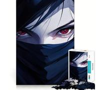 Anime Eyes with Red Iris Jigsaws for Adults1000 Pieces Brain Memory Game Fine Cut Premium Finishing Engaging Way to Pass Free Hours (38x26cm)