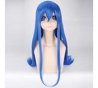Anime Fairy Tail Cosplay Wig Lucy Heartfilia Wendy Marvell Cosplay Costume Wigs Long Straight Blue Heat Resistant Synthetic Hair One Size Pl-628 Wendy Marvell