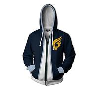Anime Fairy Tail Hoodie END Natsu Zip Sweatshirt Gray Fullbuster Pullover Erza Jellal Cosplay Long Sleeve Hoodie