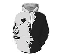Anime Fairy Tail Hoodie END Natsu Zip Sweatshirt Gray Fullbuster Pullover Erza Jellal Cosplay Long Sleeve Hoodie