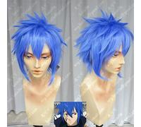Anime Fairy Tail Jellal Fernandes Cosplay Perücke Blau Hitzebeständige Kunsthaarperücke + Perückenkappe CHINA Blau