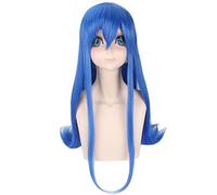 Anime Fairy Tail Wendy Marvell Blue Long Wig Cosplay Costume Heat Resistant Synthetic Hair Women Cosplay Wigs