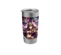 Anime Fantasy Dragon Priestess Stainless Steel Insulated Tumbler