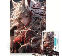 Anime Fantasy Ninja Jigsaw Puzzles for Adults 1000 Think Boost Game Precise Interlock Structure Easy to Learn Family Enjoyment (38x52cm)