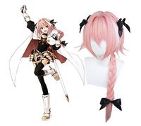 Anime Fate Apocrypha Cosplay Wigs Astolfo Kuro No Rider Cosplay Wig Heat Resistant Synthetic Wig Hair Halloween Party Women Wig