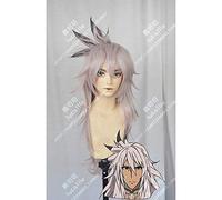 Anime Fate Apocrypha Siegfried Cosplay Wig 80cm Long Heat Resistant Synthetic Hair Wigs (Need Modelling)+ Wig Cap