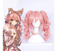 Anime Fate Extra Last Encore Cosplay Wig Tamamo no mae Cosplay Wig Heat Resistant Synthetic Wig Halloween Carnival Party
