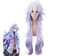 Anime Fate/Grand Order Caster Merlin Long Cosplay Wig Layered Fluffy Gradient Synthetic Hair Fate Stay Night Costumes Play Wigs Pl-494
