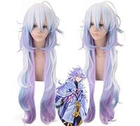 Anime Fate/grand Order Caster Merlin Long Wig Cosplay Costumes Fate Stay Night Synthetic Hair Wigs Halloween Wig