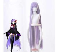 Anime Fate/stay Night Matou Sakura Cosplay Wigs Purple Long Straight High Temperature Synthetic Hair Wigs 235HH
