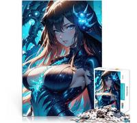Anime Female Warriorteenager Jigsaw Puzzles 2000 Pieces Challenging Game Toys is ideal as a gift for the whole family 70x100cm