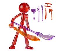 Anime Figure - Flexible Pose Collectibles, 7 Types Fighting Tools Assembly, Action Statue Set, Movable Joint Maneuquin, Character Hardware, Display Model for Adults Teens Bedside Table Bookshelf