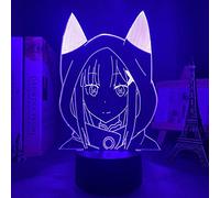 Anime Figure Lamp 3D Emilia Re Zero Night Light for Kids Bedroom Decor Led Night Light Birthday Gift Waifu Manga Re Zero Led Light 7 Colors