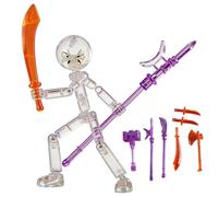 Anime Figure Set, Multi Joint Collectible Toy, 4.72x1.18x3.35 Inches Standing Model with Assembly Weapons, Display Figure, Action Anime Doll with Detailed Design, Collectible Toy for Shelf Display