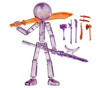 Anime Figure Set, Multi Joint Collectible Toy, 4.72x1.18x3.35 Inches Standing Model with Assembly Weapons, Display Figure, Action Anime Doll with Detailed Design, Collectible Toy for Shelf Display