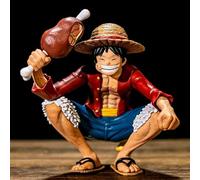 Anime Figurines from One Piece - Fan Favourite Character Collectibles including Strawhat Luffy Buggy the Clown Shanks Zoro Sanji Mihawk for One Piece Anime Manga Fans (Luffy 15cm)