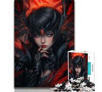 Anime Flying Dragon Girl Jigsaw Puzzles for Teenagers 1000 Piece,Decompressing Intellectual Educational Toy Great Gifts And Toys (50x75cm)
