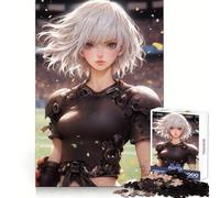 Anime Football Aesthetics Jigsaw Puzzles 1000 Pieces for Teenagers Sharp Memory Calm Leisure Neat Edges Festive Gift (50x75cm)