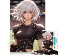 Anime Football Aesthetics Puzzle for Adults 1000 Pieces Memory Play Game Firm Fit Secure Assembly Meaningful Connection Building Game (50x75cm)