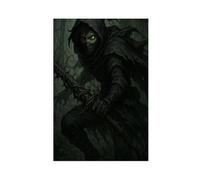 Anime Forest Thief Poster Canvas Poster Wall Art Decor Print Picture Paintings for Living Room Bedroom Decoration 12x18inch(30x45cm)