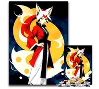Anime Fox Girl Jigsaw Puzzles for Adults 1000 Piece Difficult Puzzles for Adults Family Activity DIY Home Decor 1000 PCS(38x26cm)
