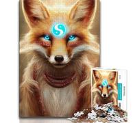 Anime Fox God Jigsaw Puzzles for Teenagers 1000 Piece Puzzle,Learning Educational Toy for Is Ideal As A Gift for The Whole Family (38x26cm)