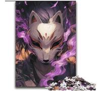 Anime Fox Mask Boy Jigsaw Puzzles for Teenagers 2000 Pieces, Family Entertainment Toys Is Ideal As A Gift for The Whole Family (70x100cm)
