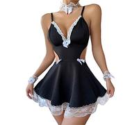 Anime French Maid Apron Lolita Fancy Dress, Anime Cosplay Outfits Maid Cosplay Lolita French Valentines Day Outfit Fancy Costume Dress Up Outfit Kit Sexy Up For The Bedroom |