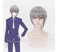 Anime Fruits Basket Cosplay Wigs Yuki Souma Cosplay Wig Heat Resistant Synthetic Wig Hair Halloween Carnival Party Game Wig