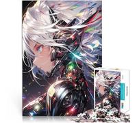 Anime Futuristic Cute GirlPuzzles for Adults 1000 Piece Decompressing Intellectual Educational Toy Gifts Ideas 38x26cm