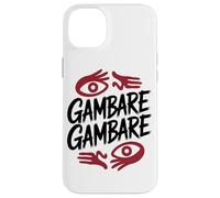 Anime GAMBARE GAMBARE Japanese Motivation Case for iPhone 14 Plus