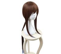 Anime Game Arknights AMIYA Cosplay Wig with Ear Brown Synthetic Wig Costume Halloween Party Play Woman Wigs Straight Hair only the wig